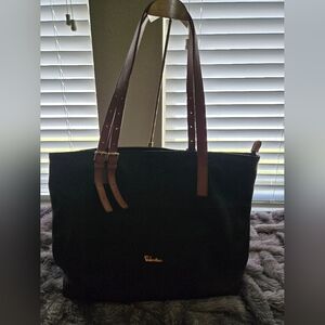 Valentina Black and Brown Women's Tote Bag
